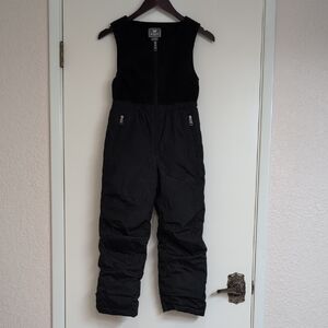 White Sierra Children Black Snowsuit Winter Waterproof Snowbib Jumpsuit 6X